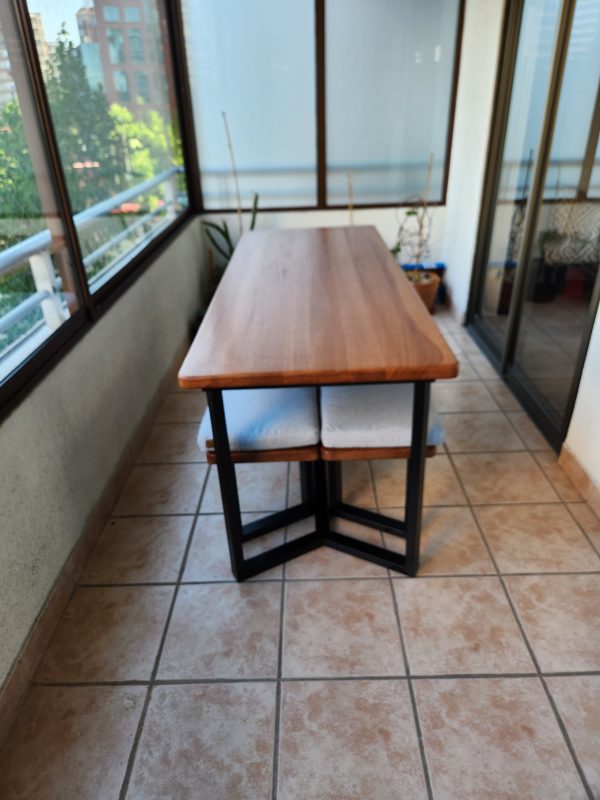 Mesa Bancas Vértice Wood - Imagen 10