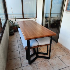 Mesa Bancas Vértice Wood