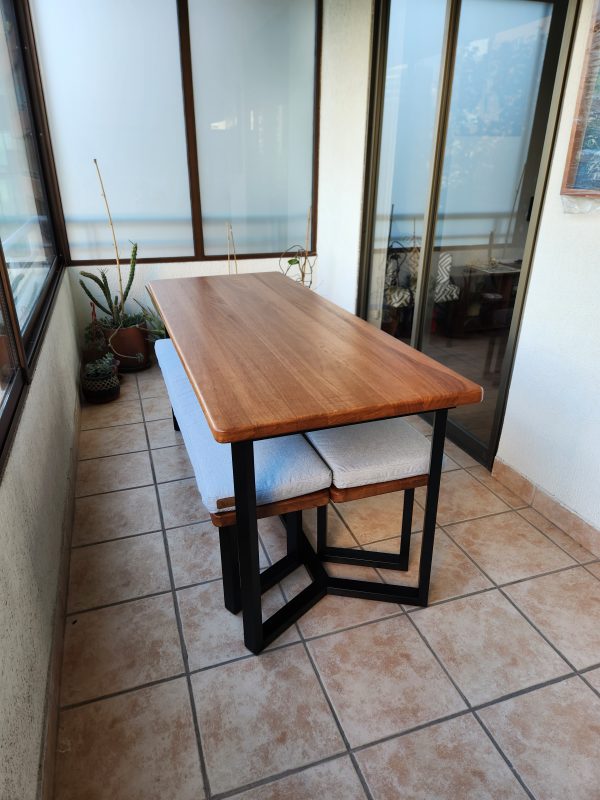 Mesa Bancas Vértice Wood