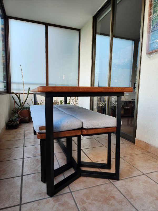 Mesa Bancas Vértice Wood - Imagen 7